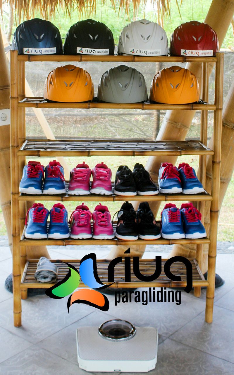 Riug Paragliding Shoes and Helmets